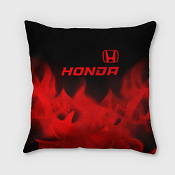 Подушка квадратная Honda - red gradient посередине