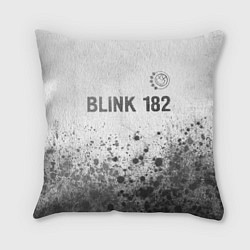 Подушка квадратная Blink 182 - white gradient посередине, цвет: 3D-принт