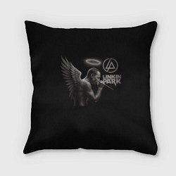 Подушка квадратная Честер Беннингтон - LP angel