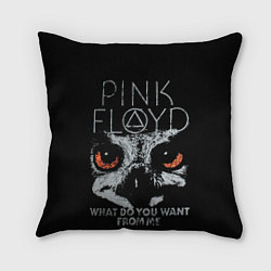 Подушка квадратная Pink Floyd - what do you want from me, цвет: 3D-принт