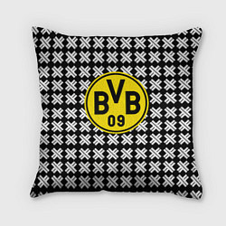 Подушка квадратная Borussia pattern geometry