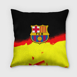 Подушка квадратная Borussia абстракция золото геометрия, цвет: 3D-принт