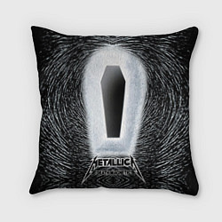 Подушка квадратная Metallica: Death Magnetic, цвет: 3D-принт