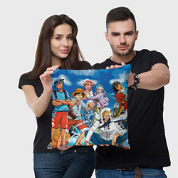 Подушка квадратная One Piece, цвет: 3D-принт — фото 2