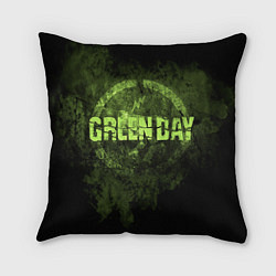 Подушка квадратная Green Day: Acid Voltage, цвет: 3D-принт