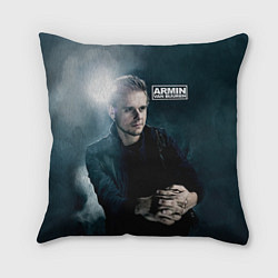 Подушка квадратная Armin Van Buuren, цвет: 3D-принт