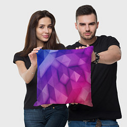 Подушка квадратная Абстракция, цвет: 3D-принт — фото 2