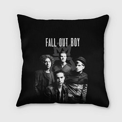 Подушка квадратная Fall out boy band, цвет: 3D-принт