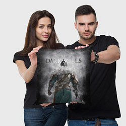 Подушка квадратная Dark Souls: Winter, цвет: 3D-принт — фото 2