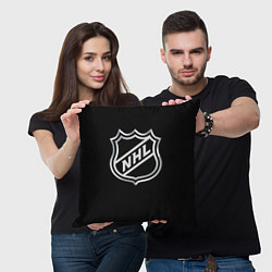 Подушка квадратная NHL, цвет: 3D-принт — фото 2