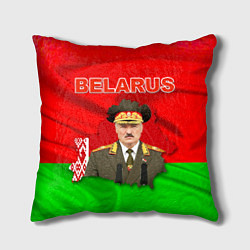 Подушка квадратная Belarus: Lukashenko цвета 3D-принт — фото 1