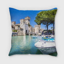 Подушка квадратная Италия, цвет: 3D-принт