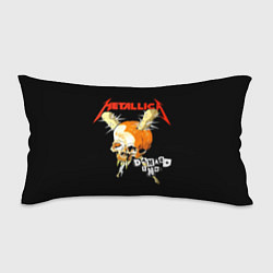 Подушка-антистресс Metallica - orange skull, цвет: 3D-принт