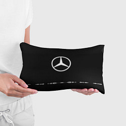 Подушка-антистресс Mercedes: Black Abstract, цвет: 3D-принт — фото 2