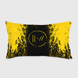 Подушка-антистресс 21 Pilots: Yellow & Black, цвет: 3D-принт