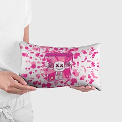 Подушка-антистресс Marshmello: Pink Fashion, цвет: 3D-принт — фото 2