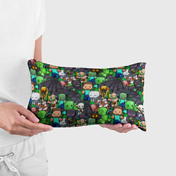 Подушка-антистресс Жители Майнкрафт, цвет: 3D-принт — фото 2