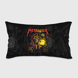 Подушка-антистресс Metallica скеленон со свечкой, цвет: 3D-принт