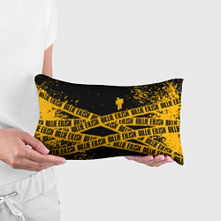 Подушка-антистресс BILLIE EILISH: Yellow & Black Tape, цвет: 3D-принт — фото 2