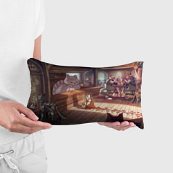 Подушка-антистресс Кошачий город, цвет: 3D-принт — фото 2