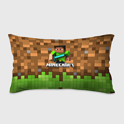 Подушка-антистресс Minecraft logo heroes, цвет: 3D-принт