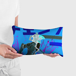Подушка-антистресс Человек Бензопила, цвет: 3D-принт — фото 2