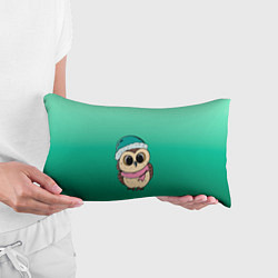 Подушка-антистресс Сова в шапке и шарфике, цвет: 3D-принт — фото 2