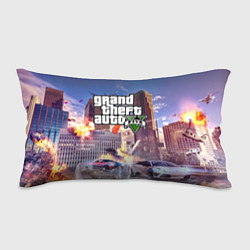 Подушка-антистресс ЭКШЕН Grand Theft Auto V, цвет: 3D-принт