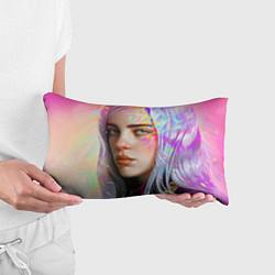 Подушка-антистресс Billie Eilish, цвет: 3D-принт — фото 2