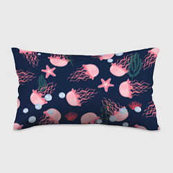 Подушка-антистресс Розовые медузы, цвет: 3D-принт