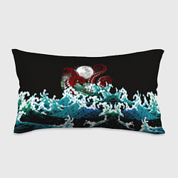 Подушка-антистресс Корабль на Волнах Кракен, цвет: 3D-принт