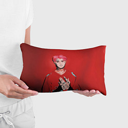 Подушка-антистресс Red Lil Peep, цвет: 3D-принт — фото 2