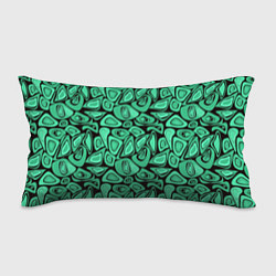 Подушка-антистресс Зеленый абстрактный узор, цвет: 3D-принт