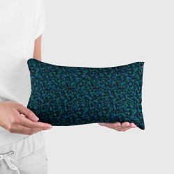 Подушка-антистресс Абстрактный зелено-синий узор, цвет: 3D-принт — фото 2