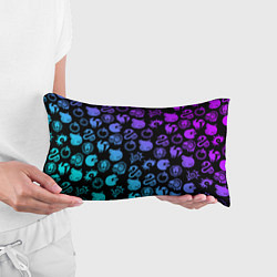 Подушка-антистресс 7 СМЕРТНЫХ ГРЕХОВ НЕОН ЭМБЛЕМЫ, цвет: 3D-принт — фото 2