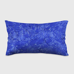 Подушка-антистресс Синие мазки, цвет: 3D-принт
