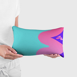 Подушка-антистресс Розово-голубой градиент, цвет: 3D-принт — фото 2