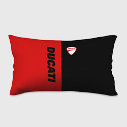 Подушка-антистресс DUCATI BLACK RED BACKGROUND, цвет: 3D-принт