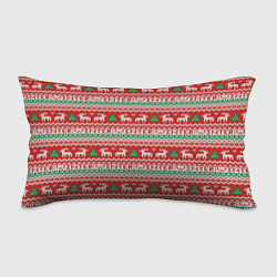 Подушка-антистресс Deer Christmas Pattern, цвет: 3D-принт