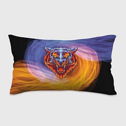 Подушка-антистресс Тигр в водно-огненной стихии, цвет: 3D-принт