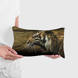 Подушка-антистресс Зевающий тигр, цвет: 3D-принт — фото 2