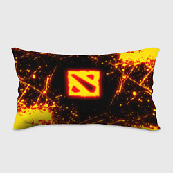 Подушка-антистресс DOTA 2 FIRE LOGO ДОТА 2 ОГНЕННЫЙ ЛОГО, цвет: 3D-принт