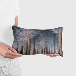 Подушка-антистресс Зимний еловый лес, цвет: 3D-принт — фото 2