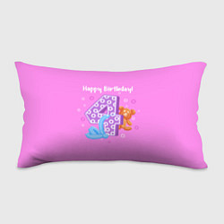 Подушка-антистресс Четвертый день рождения, цвет: 3D-принт