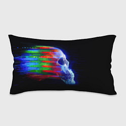 Подушка-антистресс Color glitch skull, цвет: 3D-принт