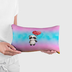 Подушка-антистресс Маленькая панда с сердечком, цвет: 3D-принт — фото 2