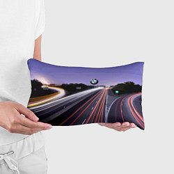Подушка-антистресс BMW Ночная трасса, цвет: 3D-принт — фото 2