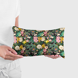 Подушка-антистресс Паттерн из летних цветов Summer Flowers Pattern, цвет: 3D-принт — фото 2