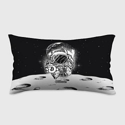 Подушка-антистресс Космонавт с биткоином, цвет: 3D-принт