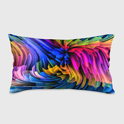 Подушка-антистресс Абстрактная неоновая композиция Abstract neon comp, цвет: 3D-принт